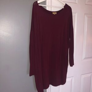 Garnet Piko Dress